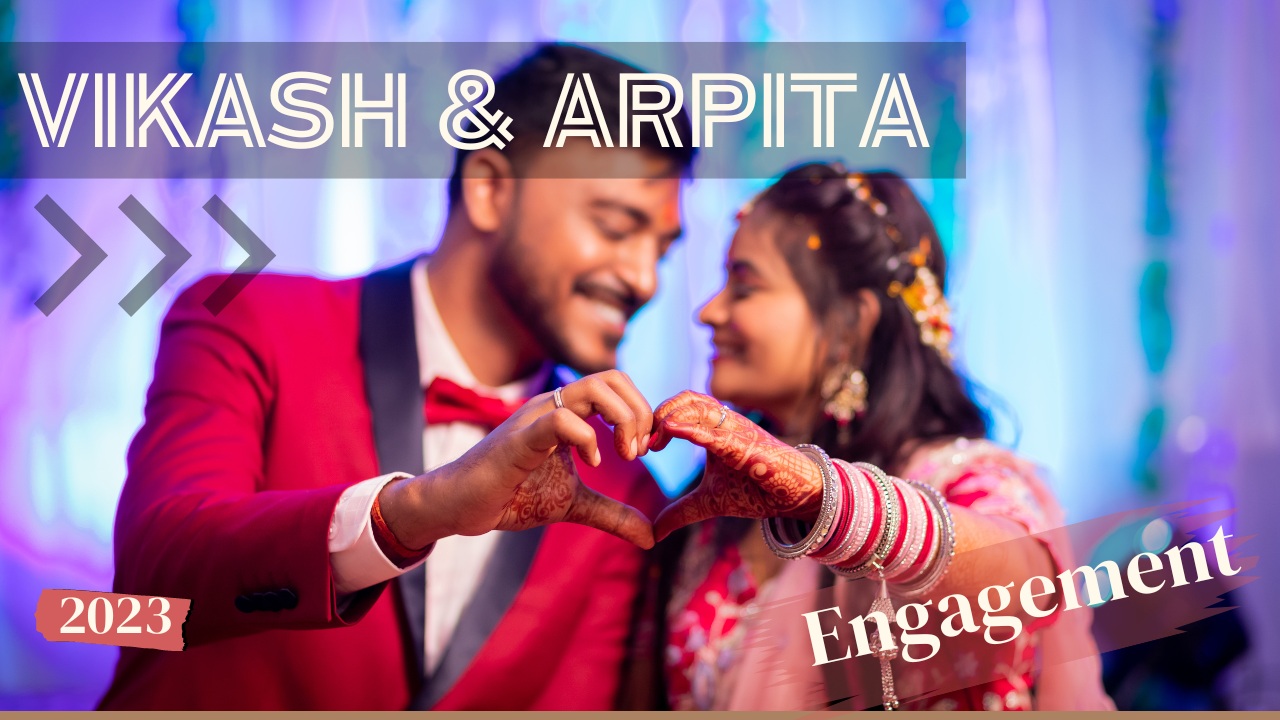 Vikash Arpita Engagement Youtube Thumbnail